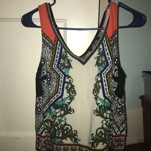 patterned summer tank